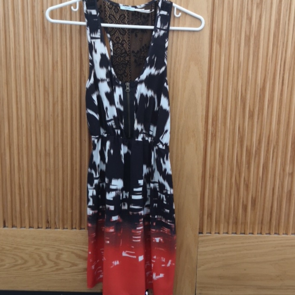 Mesh back dress